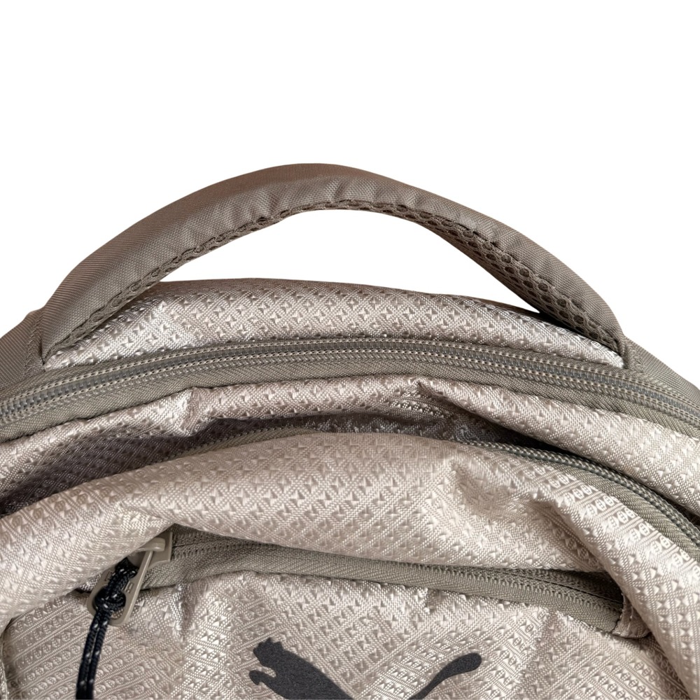 Puma Challenger 2 Backpack Multiple Pockets Adjustable Reflective Straps Tan - Picture 9 of 16